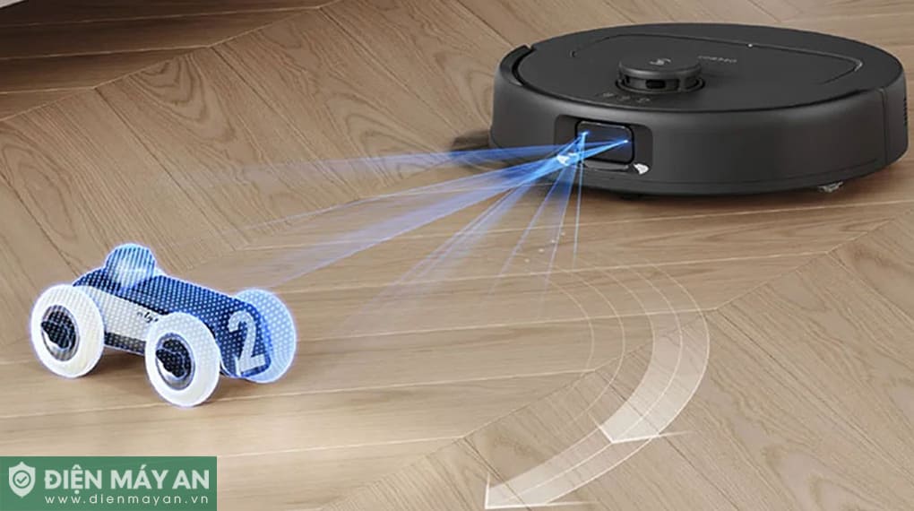 Robot hút bụi lau nhà Ecovacs N30 PRO OMNI - Đen